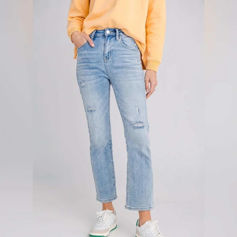 Risen Original Vintage Light Wash Jeans size 5/27 - Picture 5 of 5